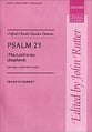 Psalm 23 SSAA choral sheet music cover